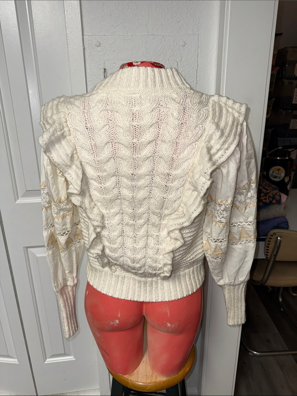Anthropologie cable knit sweater - Picture 6 of 7